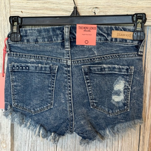Blank NYC The Mini Lennox Shorts NWT Sz 7 - Picture 2 of 5